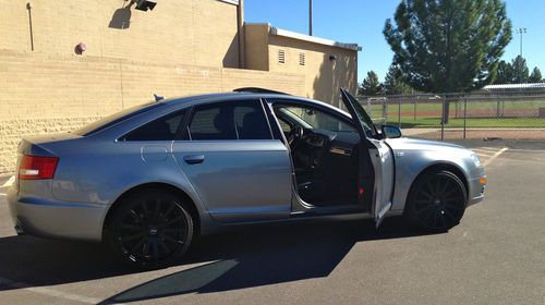 2008 audi a6 sedan 3.2 s-line w/navigation &amp; warranty (20" rims)
