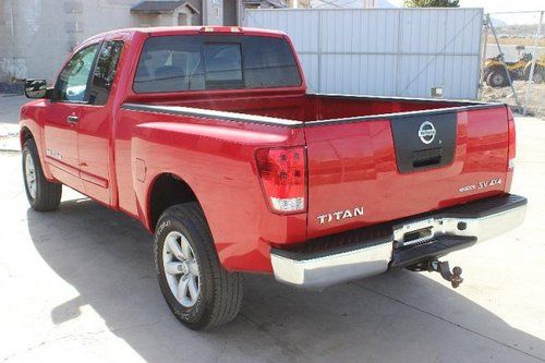 2011 Nissan Titan SV King Cab 4WD Damaged Salvage Low Miles Perfect Color L@@K!, US $10,900.00, image 3