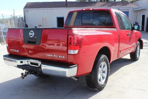2011 Nissan Titan SV King Cab 4WD Damaged Salvage Low Miles Perfect Color L@@K!, US $10,900.00, image 4
