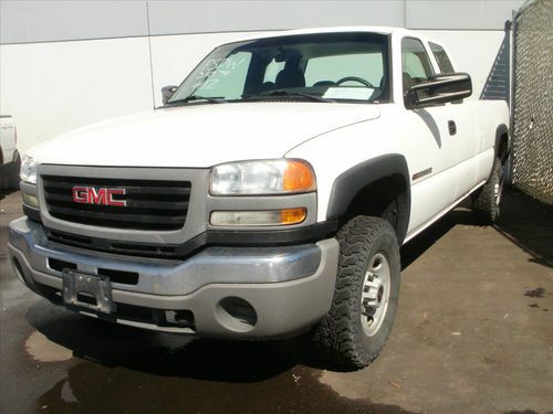 2006 gmc sierra 2500hd ext cab, 4x4, asset # 21074