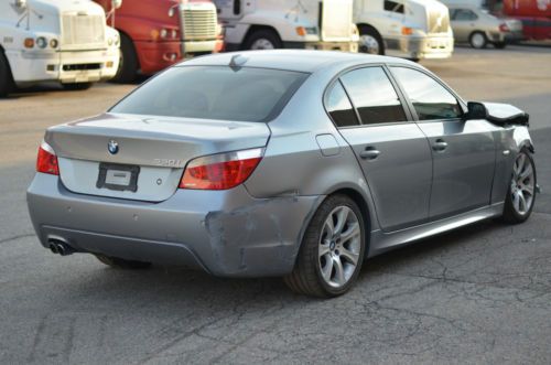 2006 bmw 550i, navi, sport package, salvage, no reserve!!!