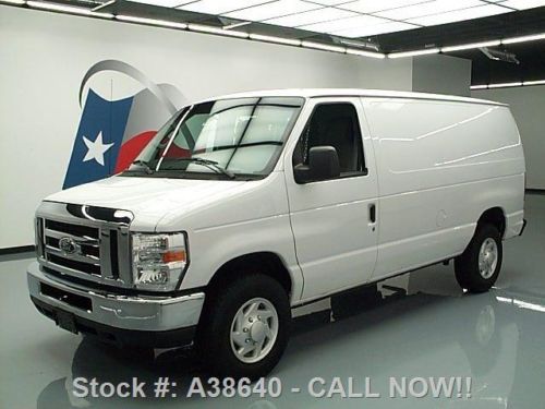 2009 ford e250 cargo van cruise ctrl partition tow 28k texas direct auto