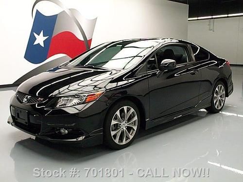 2012 honda civic si 6-spd sunroof ground effects 9k mi texas direct auto