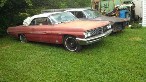 1962 pontiac catalina convertible  standard trans  a/c  pw