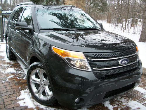 2013 explorer limited.no reserve.leather/navi/pano/camera/sync/20's/heated/senso