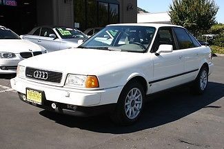 1995 audi 90 quattro white clean power windows power locks sunroof heated seats