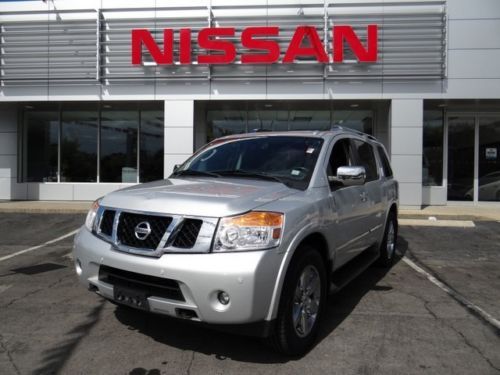 Nissan armada platinum 4x4 certified navigation rear entertainment leather