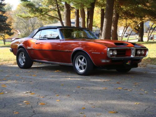 1968 pontiac firebird convertible no reserve!!!