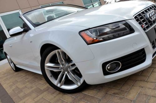 2012 s5 3.0t cabriolet quattro navigation sport diff b &amp; o sound advanced key nr