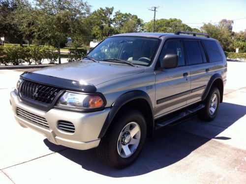 2002 mitsubishi montero sport es sport utility 4-door 3.0l-low miles!! 92k!!!