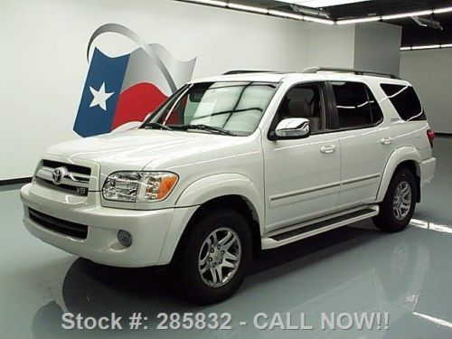 2007 toyota sequoia ltd sunroof htd leather dvd 71k mi texas direct auto