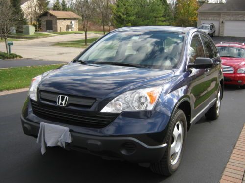 2007 honda cr-v 5dr 4wd lx 126k dark blue suv sport utility