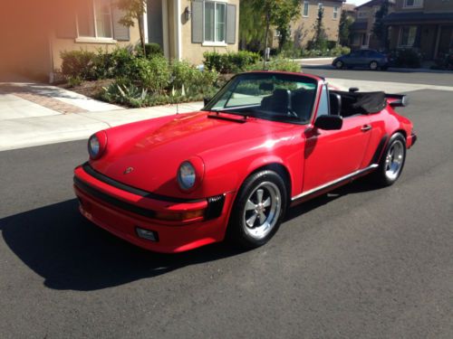 1983 porsche 911 sc convertible original california car  with video driving