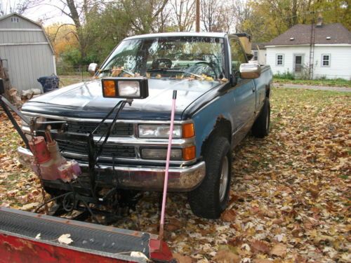 1993 Chevrolet K2500  Pickup 5.7L With With Western snow plow 4X4, image 6