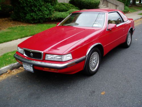 1989 chrysler tc maserati base convertible 2-door 2.2l