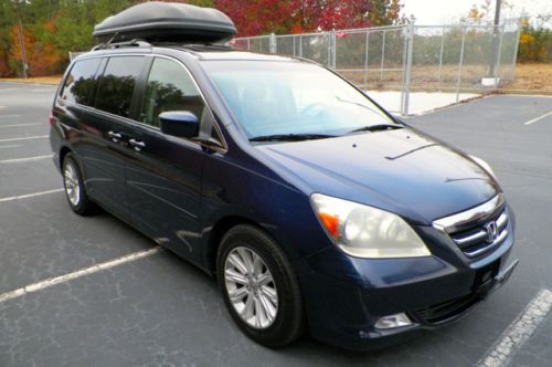 Honda odyssey touring southern owned navigation rear entertainment no reserve