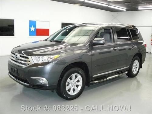 2012 toyota highlander leather sunroof rear cam 13k mi! texas direct auto