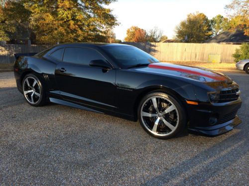 2011 chevrolet camaro 2ss black coupe 6.2 ls3 6manual sunroof 14,000 miles
