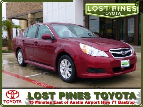 2012 subaru legacy 2.5i premium awd maroon low milage clean carfax