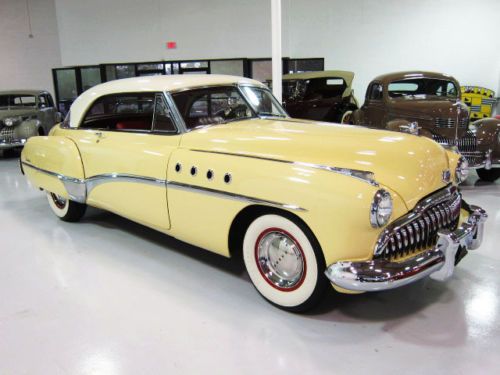 1949 buick riviera roadmaster 2dr ht - beautifully restored - a stunning car!!