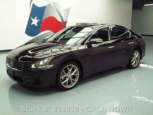 2011 nissan maxima 3.5 sv sport sunroof htd leather 28k texas direct auto