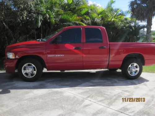 2005 dodge ram 2500 slt, 5.9l cummins diesel, quad cab