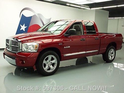 2008 dodge ram laramie quad hemi leather sunroof 20&#039;s! texas direct auto