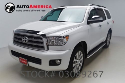 3k one 1 owner low miles 2013 toyota sequioa limited 4wd nav sunroof leather