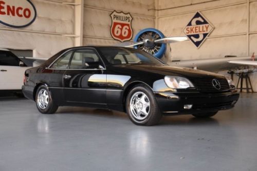 Rare s600 coupe v12-all factory-only 65k mls-fresh michelin tires-amazing!