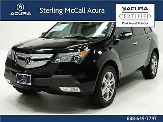 2008 acura mdx 4wd tech pkg navi snrf back up cam third row lthr 6cd heatd seats