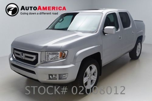 36k one 1 owner low miles 2010 honda ridgeline rlt 4x4 nav sunroof leather 4wd