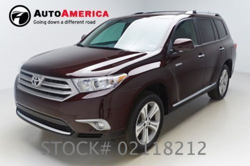 342 low miles 2013 toyota highlander v6 limited convenience package htd leather
