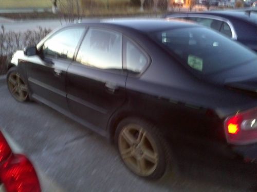 BLACK SUBARU LEGACY GT SEDAN AWD 5 SPEED MANUAL LIMITED HEATED LEATHER LOADED IL, image 3