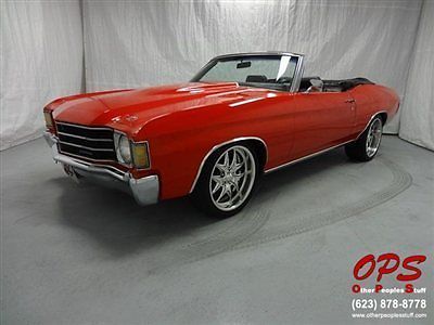 1972 chevrolet chevelle malibu - 2 dr - convt - air ride