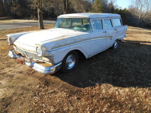 1957 ford wagon. easy project y-block powered