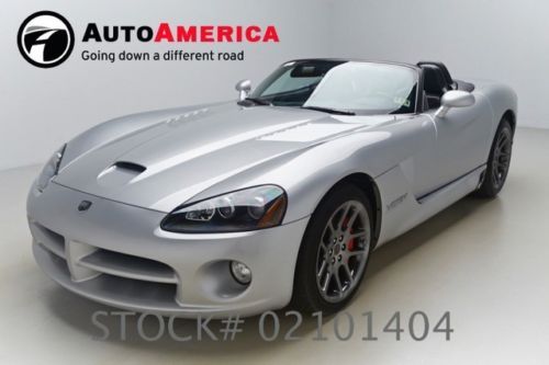 16k low miles 2004 dodge viper srt10 convertible 8.3l v10 focal &amp;  jl speakers