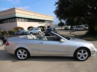 2005 mercedes clk 350  cabriolet silver,71kmi,navigation,keyless-go,clean carfax