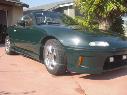 1991 mazda miata se convertible 2-door 1.6l rare  de boom  w / wizdom body kit