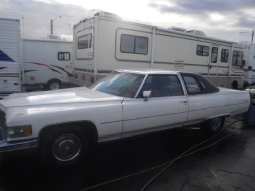 1976 cadillac coupe deville classic! no minimum! no reserve!! truly a classic!!