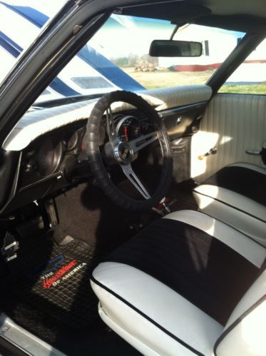 Black with white chevelle stripes, Excellent condition, Supersport (SS), Antique, US $22,000.00, image 7