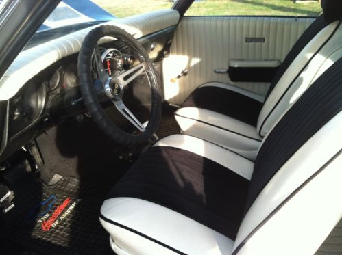 Black with white chevelle stripes, Excellent condition, Supersport (SS), Antique, US $22,000.00, image 8