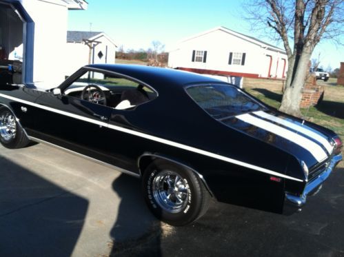 Black with white chevelle stripes, Excellent condition, Supersport (SS), Antique, US $22,000.00, image 11