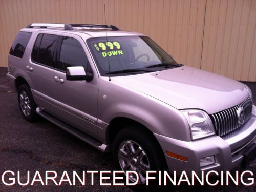 2007 mercury mountaineer 4x4 suv navi, video, free ship! finance @ $999 down.wow