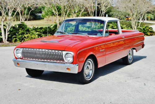 Must see and drive 63 ford ranchero that is simply amazing 6cly auto spectacular