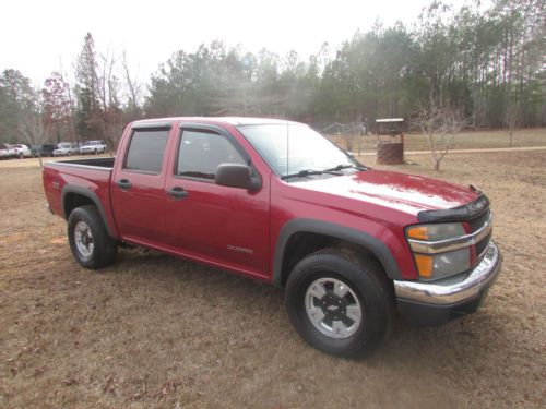 2005 colorado crew cab 4x4  maroon