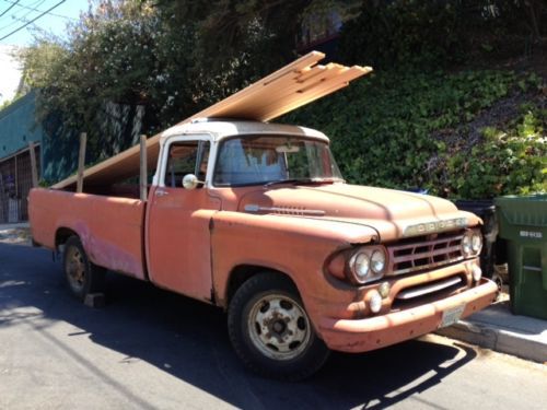 1959 dodge d300 9&#039; long bed 1 ton truck all original second owner low miles