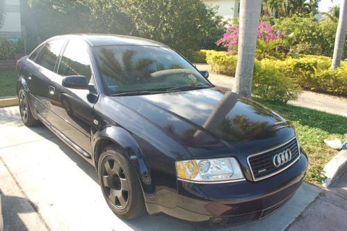 2003 audi a6 sedan quattro 4.2l  8 cylinders low miles awd auto triptronic