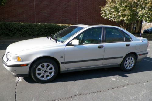 2000 volvo s40 1.9t turbo low 28 mpg sunroof heated leather loaded no reserve