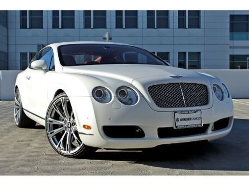 Bentley gt coupe::cashmere white::22&#034; inch wheels::wood inlays::one owner