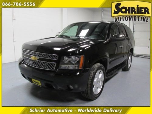 2008 chevy tahoe ltz black rear dvd navi back up cam hitch receiver